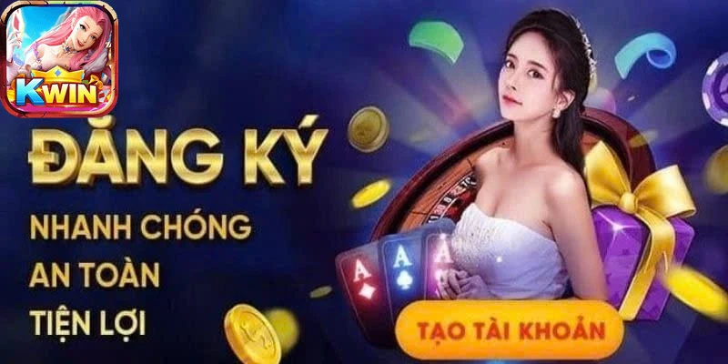 Ảnh minh họa giao diện đăng ký tài khoản kwin trực tuyến